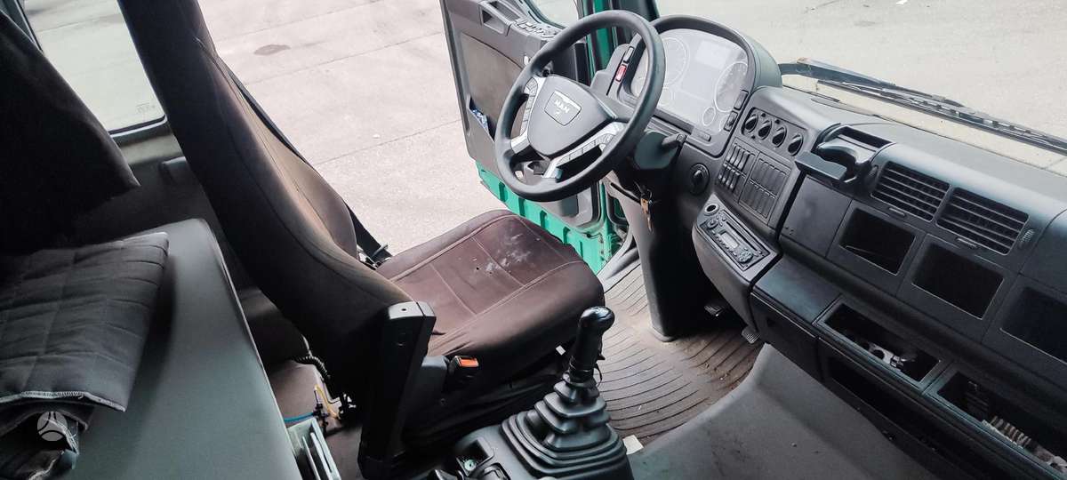 MAN TGA 18.430  SU PUSPRIEKABE, double sleeper