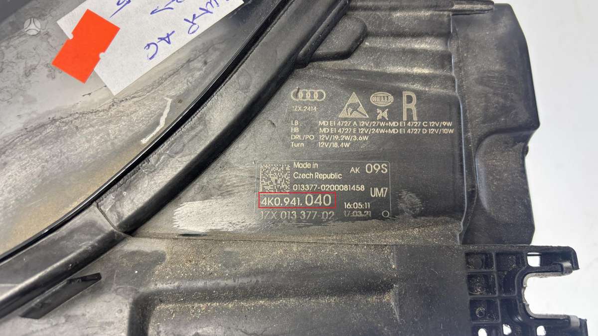 Audi A6, 4K0941040, Cen29148
