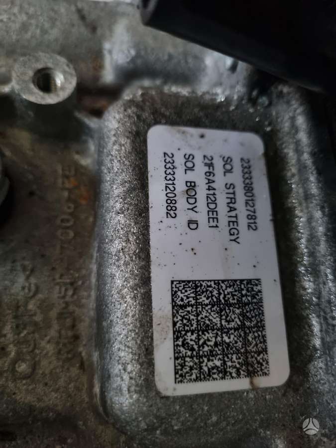 Ford Transit Connect, Z2GA, gearbox, engine