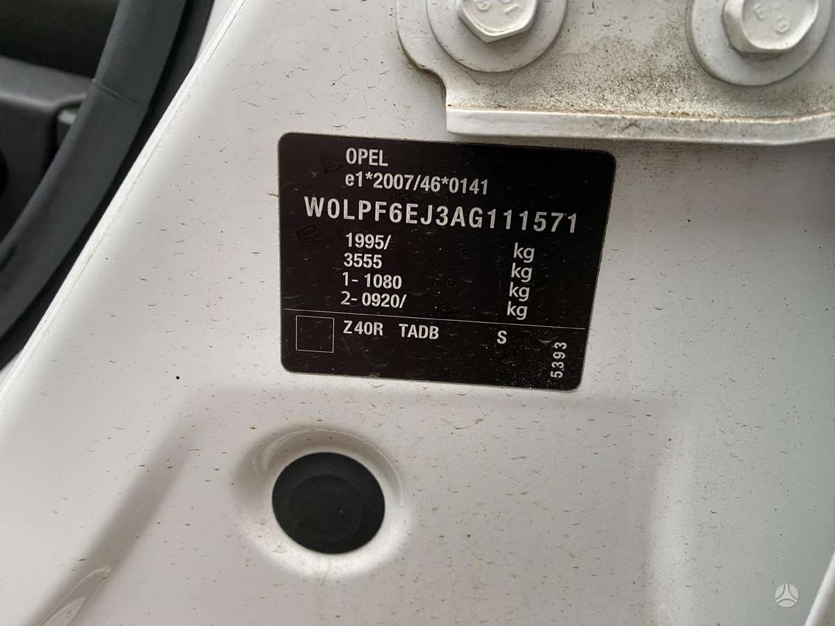 Opel Astra, Kebulo dalys, детали кузова