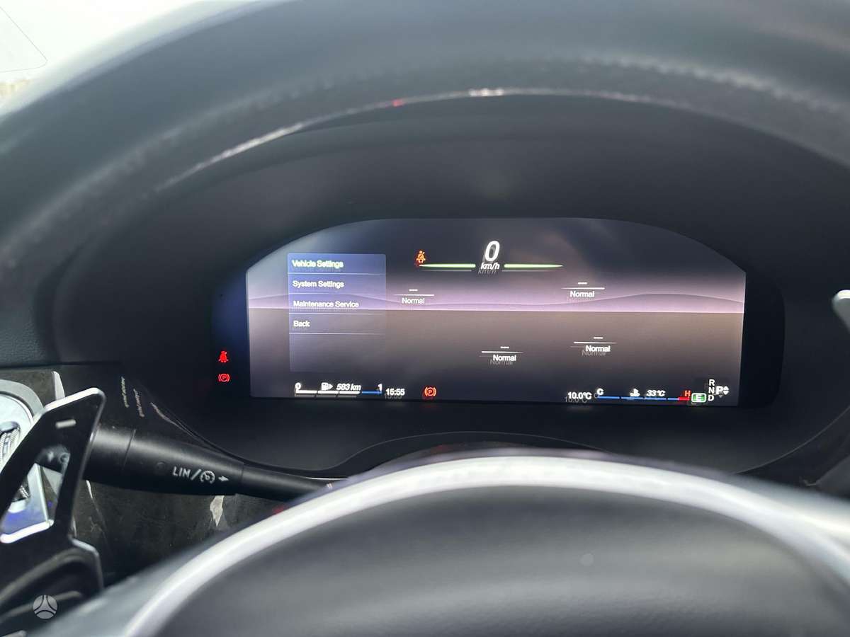 Mercedes-Benz CLS klasė instrument panel