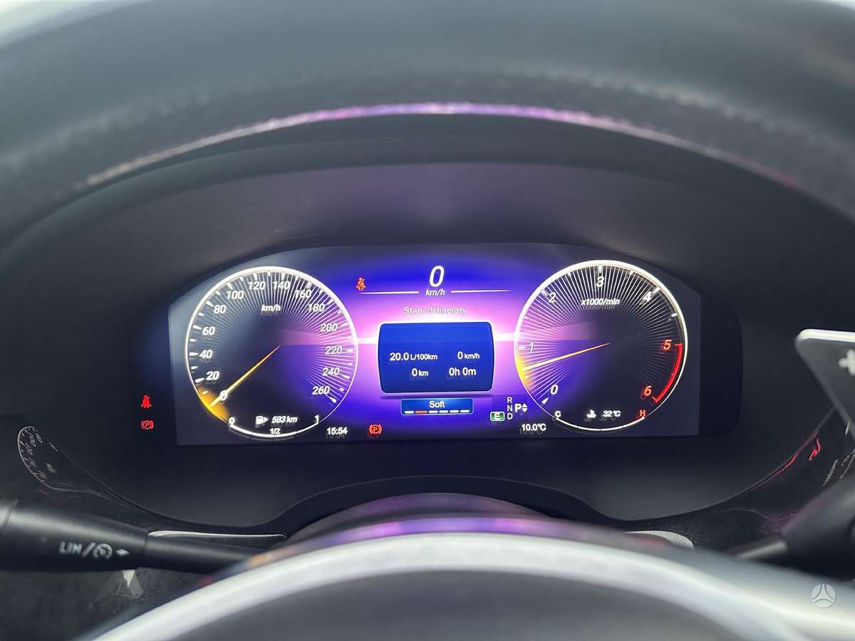Mercedes-Benz CLS klasė instrument panel
