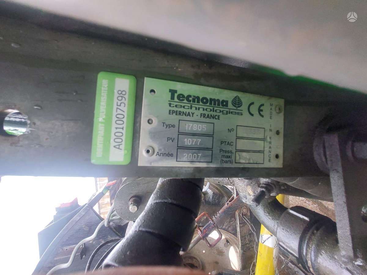 Tecnoma TX_1021_HLE, sprayers