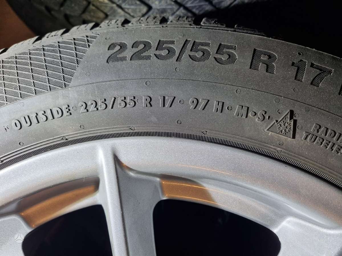 Continental 6mm, winter 225/55 R17