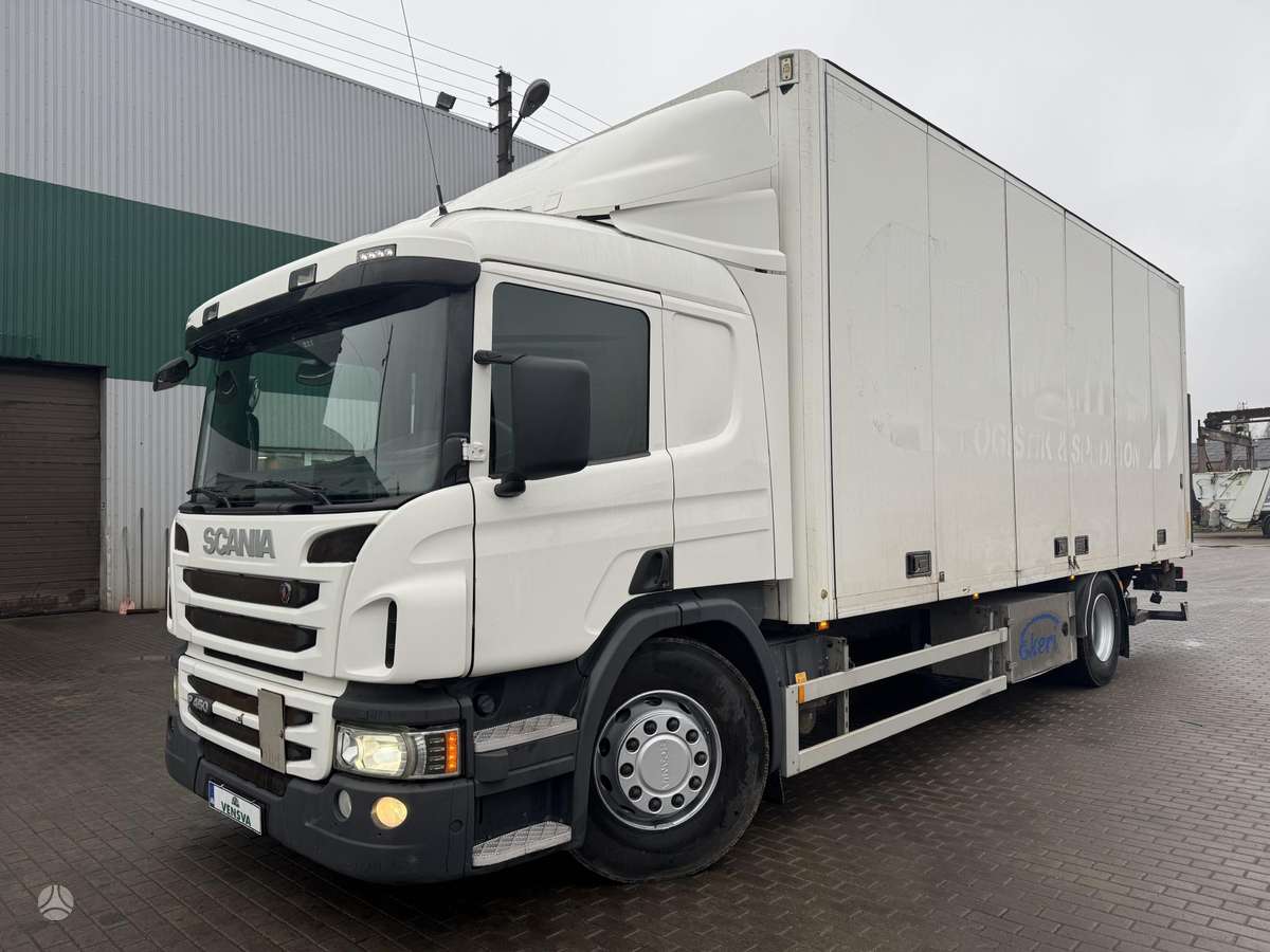 Scania P370 EURO6 Open side, box trucks / box vans