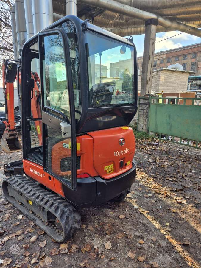 Kubota KX019-4, mini ekskavatoriai