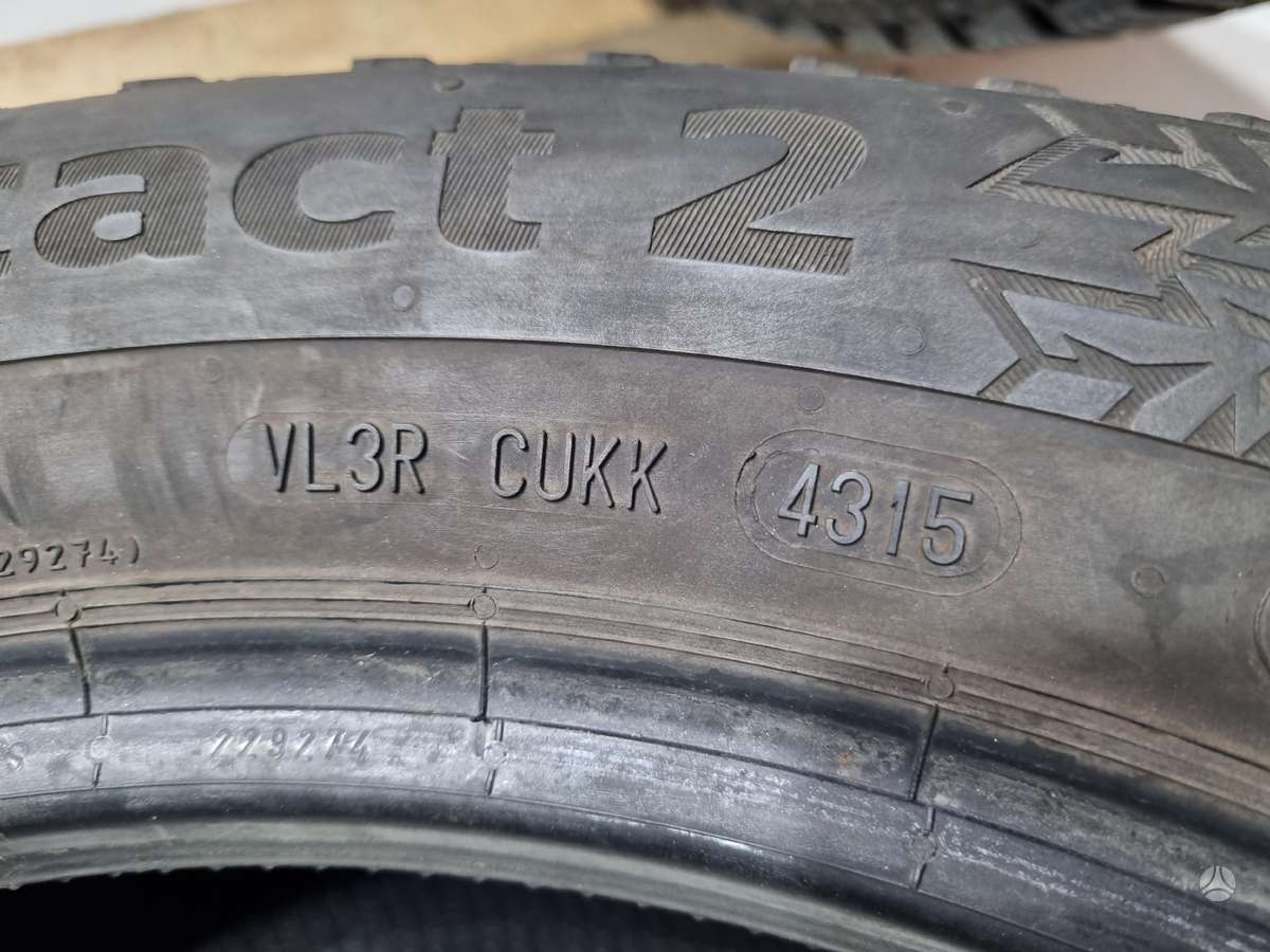 Continental 6mm, žieminės 215/55 R17