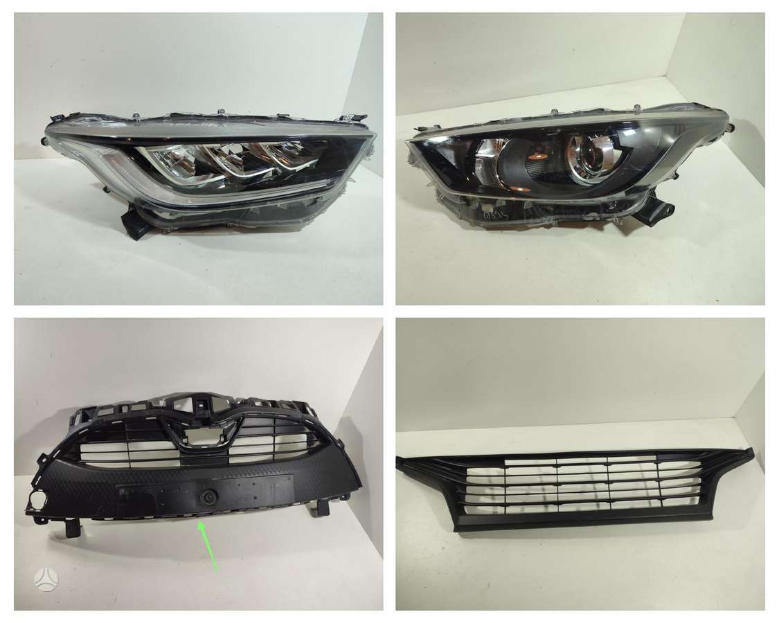 Toyota Yaris kėbulo dalys