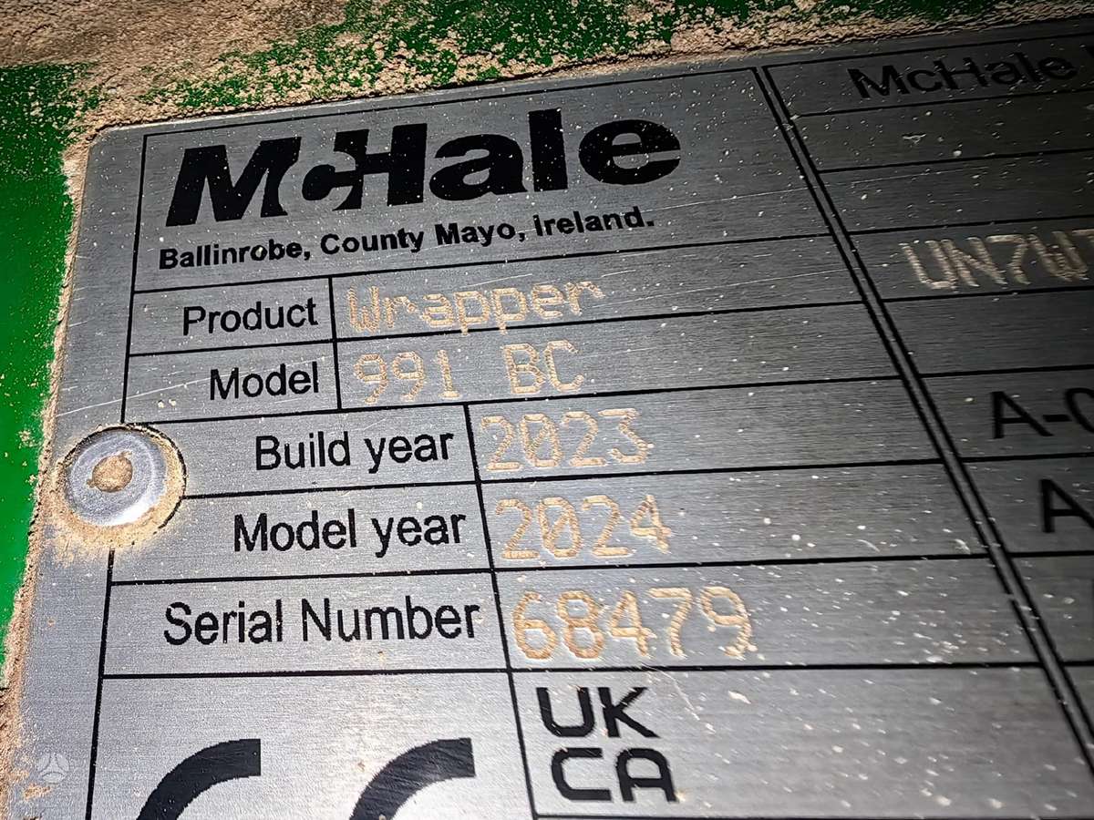 McHale 991 BC, wrappers, unwinders
