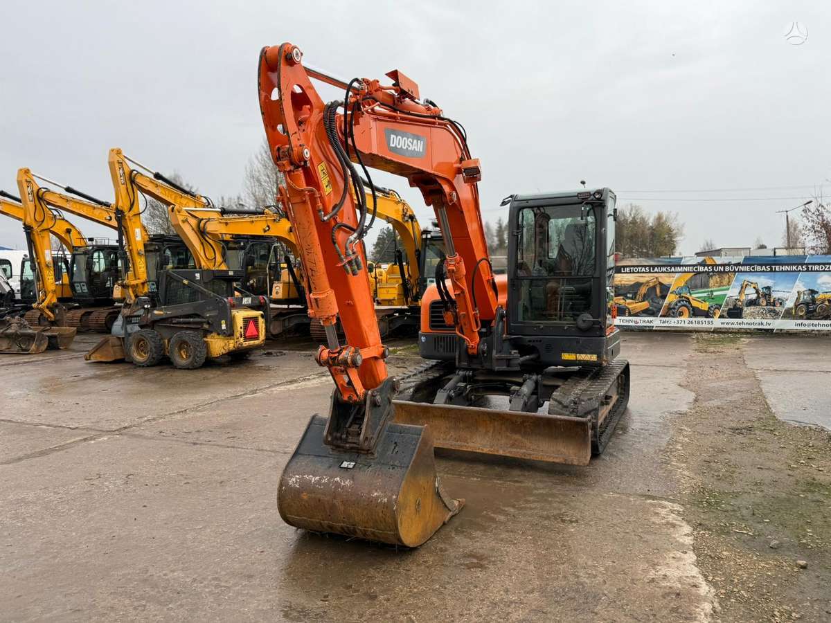 Doosan DX85R, экскаваторы