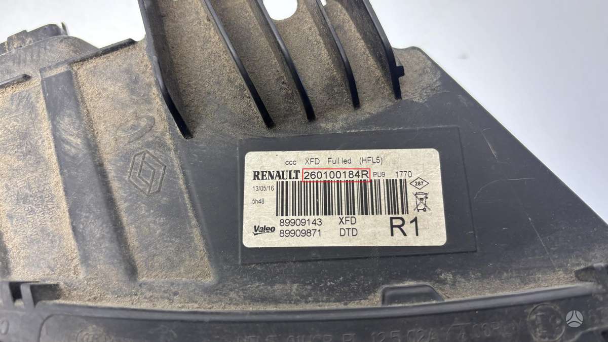 Renault Talisman, 260100184R, Cen29115
