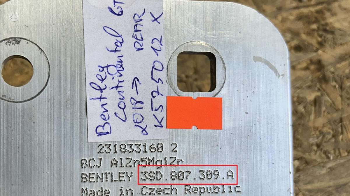 Bentley Continental GT, 3SD807309A, Cen29541