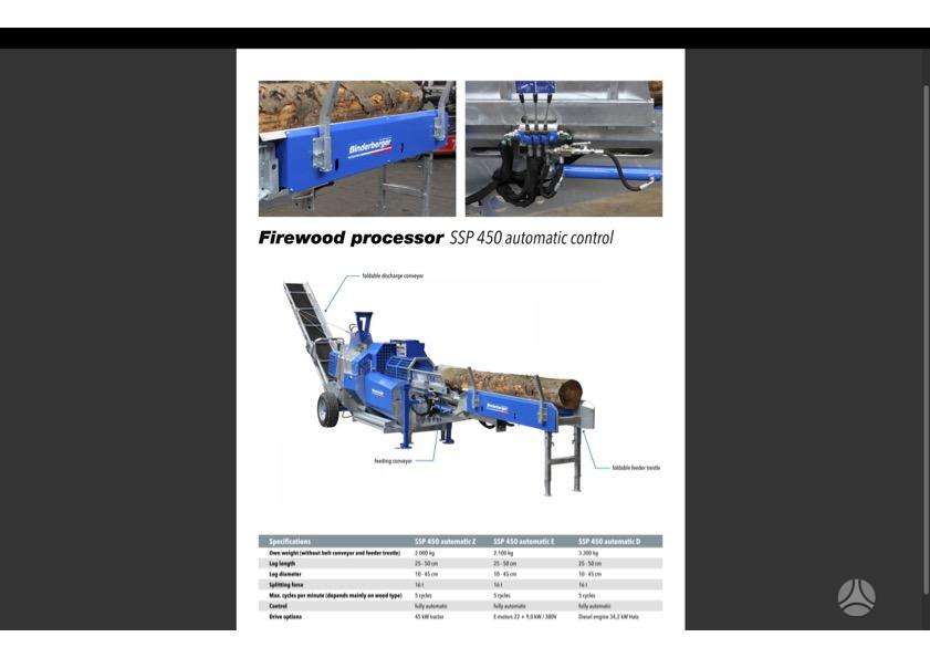 Japa Binderberger SSP 450 E, mulchers / grinders