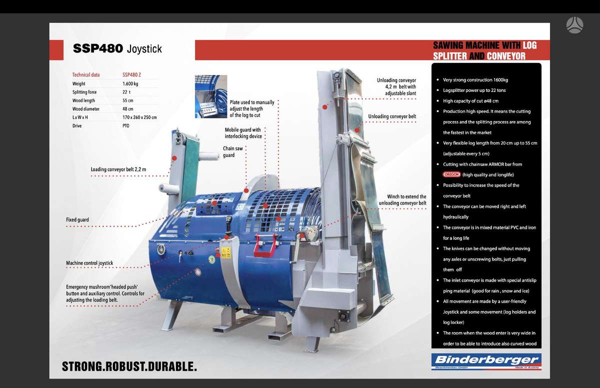 -Kita- Binderberger SSP 480 E, mulchers / grinders