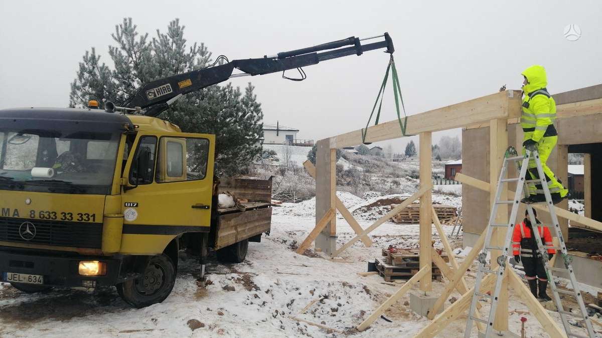 Mercedes-Benz 817, dumpers with crane