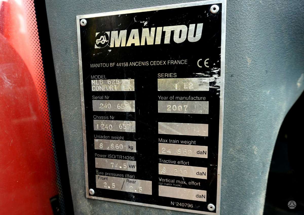 Manitou MLB625, telescopic handler