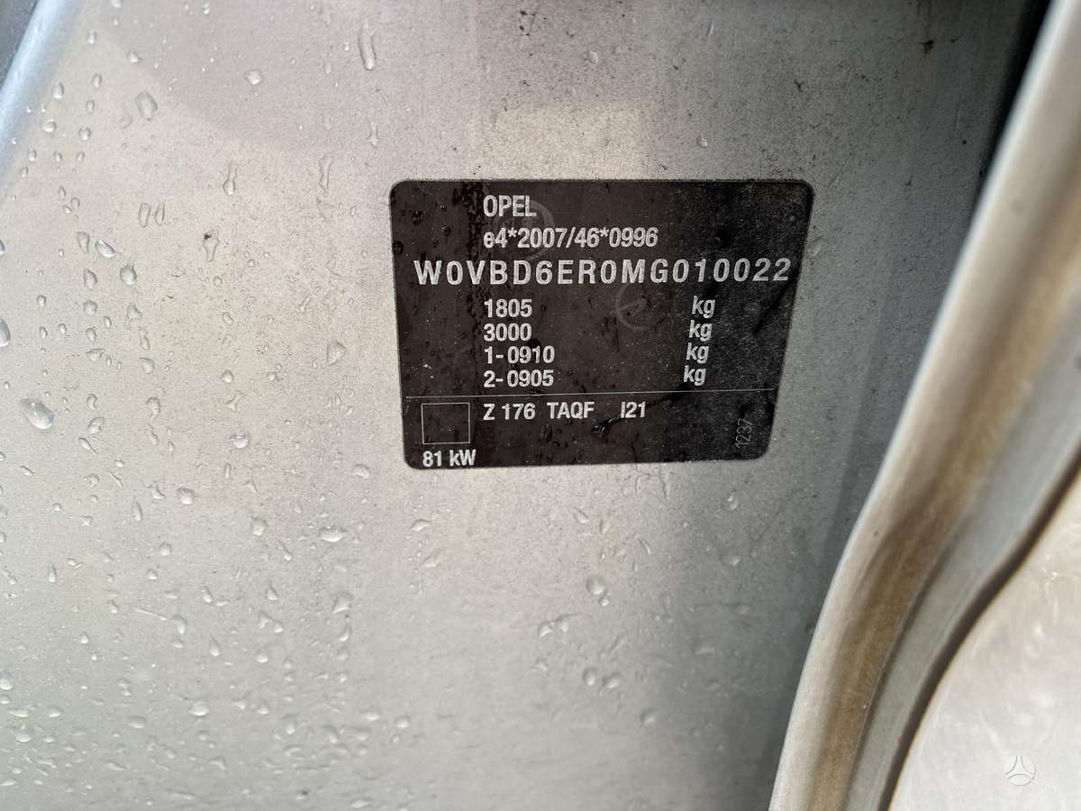 Opel Astra, Kebulo dalys, kėbulo dalys