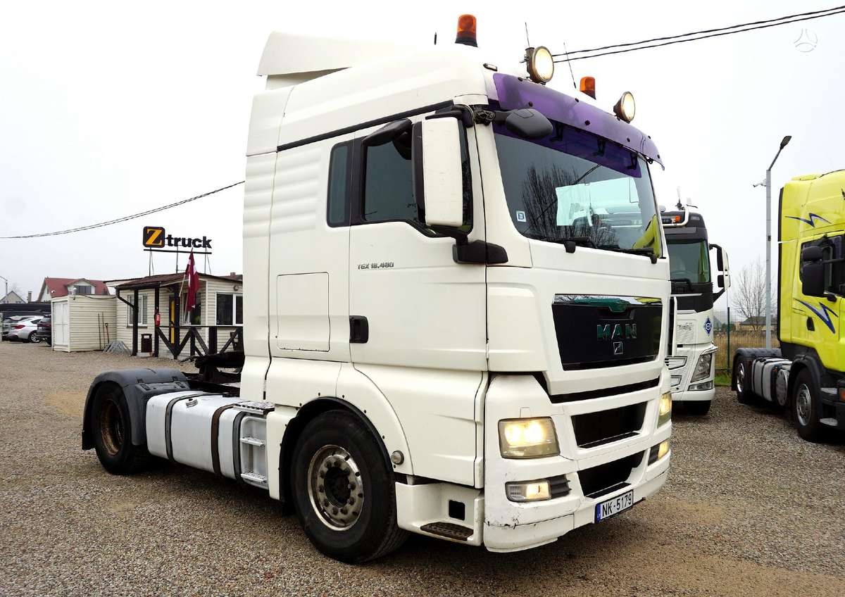 MAN TGX 18.480 E4 A/T RETARDER, double sleeper