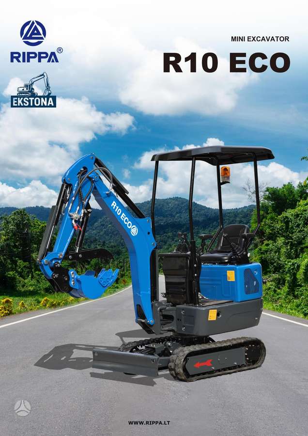 Rippa R10-6 Eco (Kubota), mini excavator