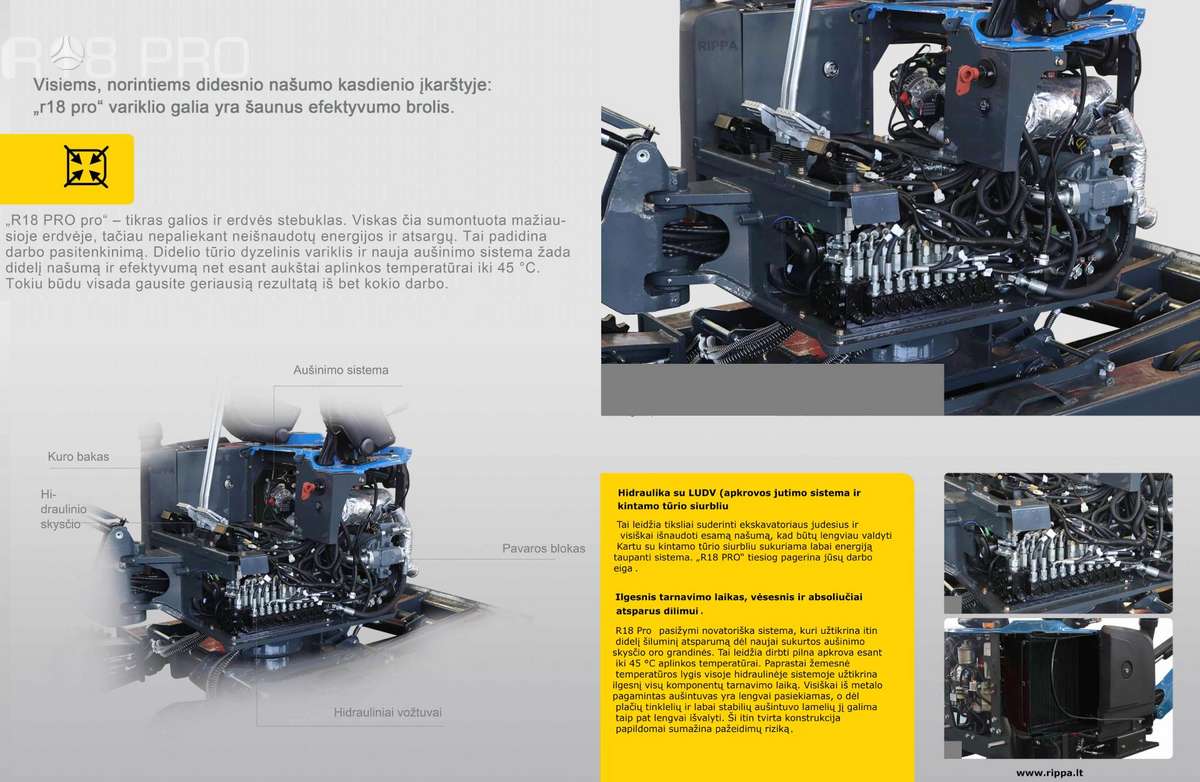 Rippa R18 Pro (Kubota), мини-экскаваторы
