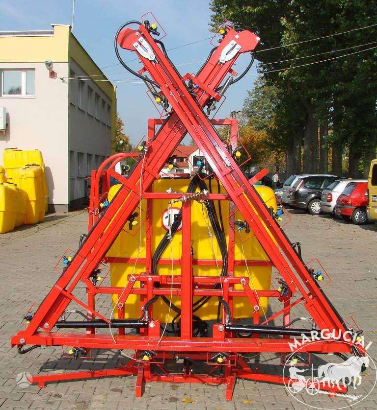 Jar-Met 800 ltr., разбрызгиватели