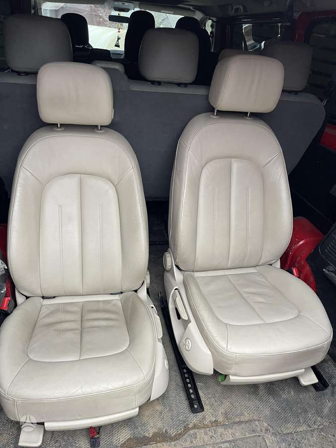 Audi A6 front grill, seats, steering wheel