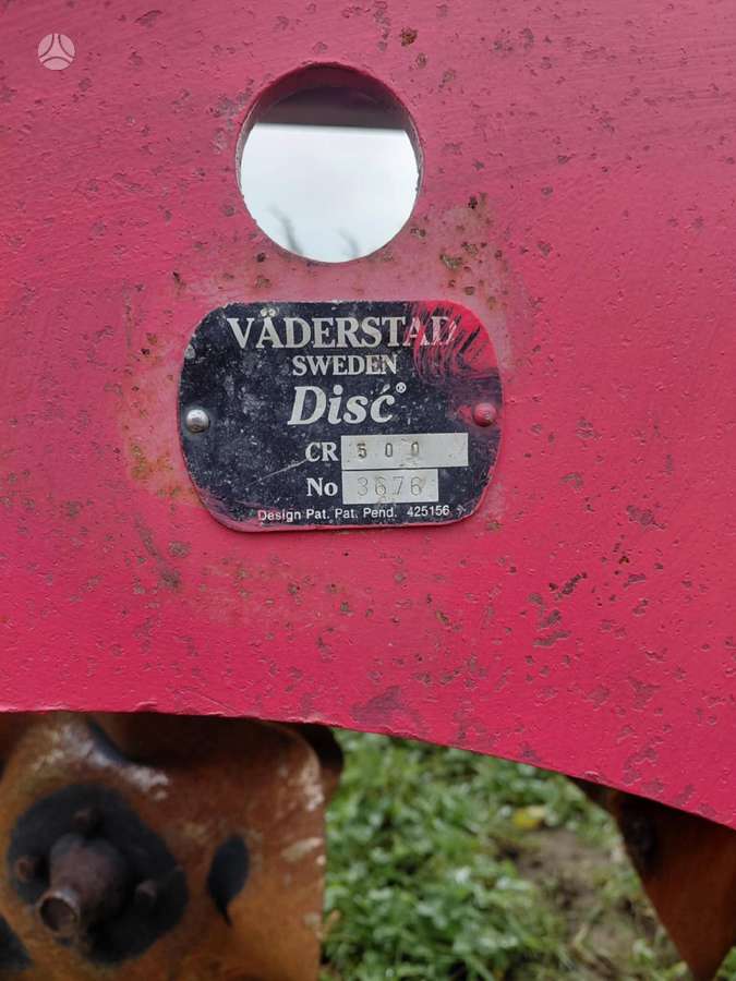Vaderstad Cr 500, scrapers, scrubbers