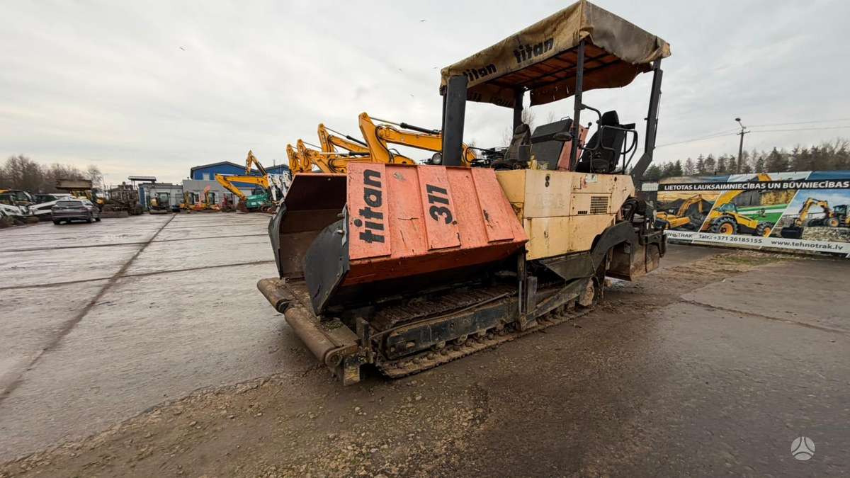 ABG Titan 311, kelių tiesimo mašinos