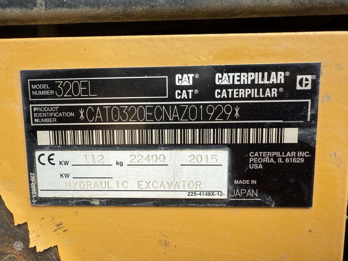Caterpillar 320EL, экскаваторы