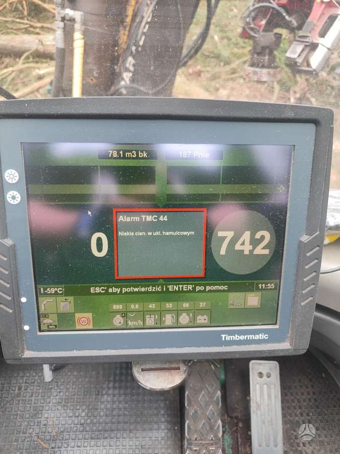 Timberjack 1270D, harvesters