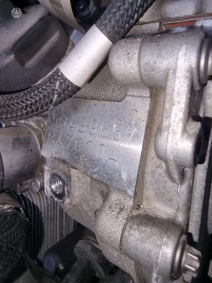 BMW X1 variklio detalės