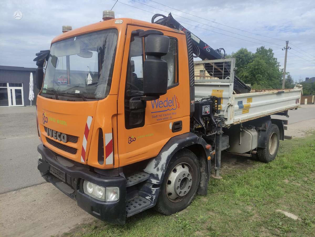 Iveco Ml120, самосвалы с краном