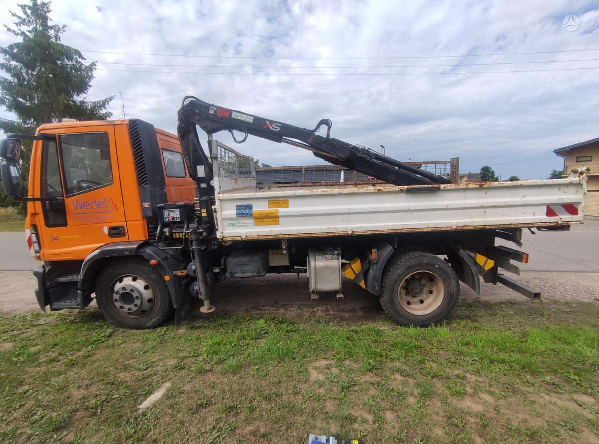 Iveco Ml120, самосвалы с краном