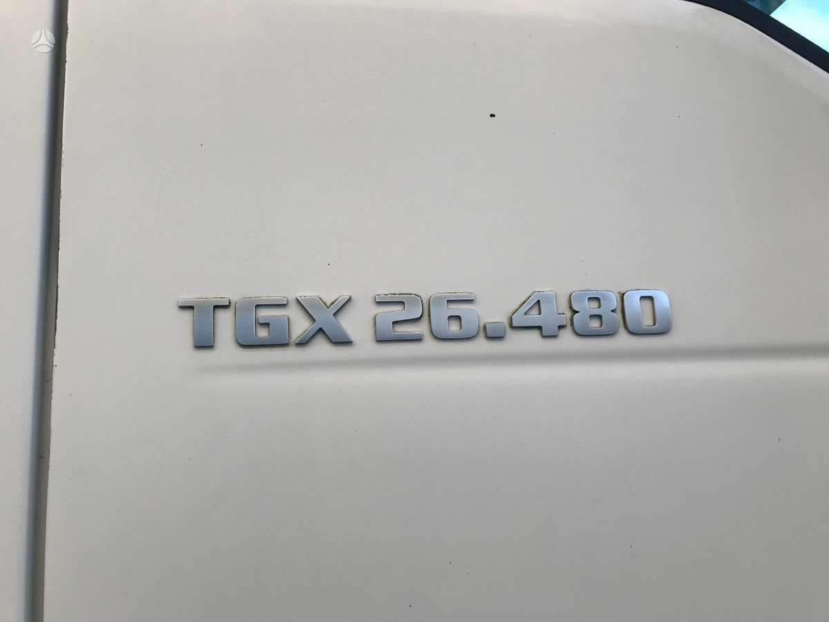 MAN TGX 26.480 dalimis, vilkikai