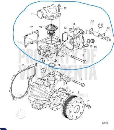 Volvo Penta termostatas, other