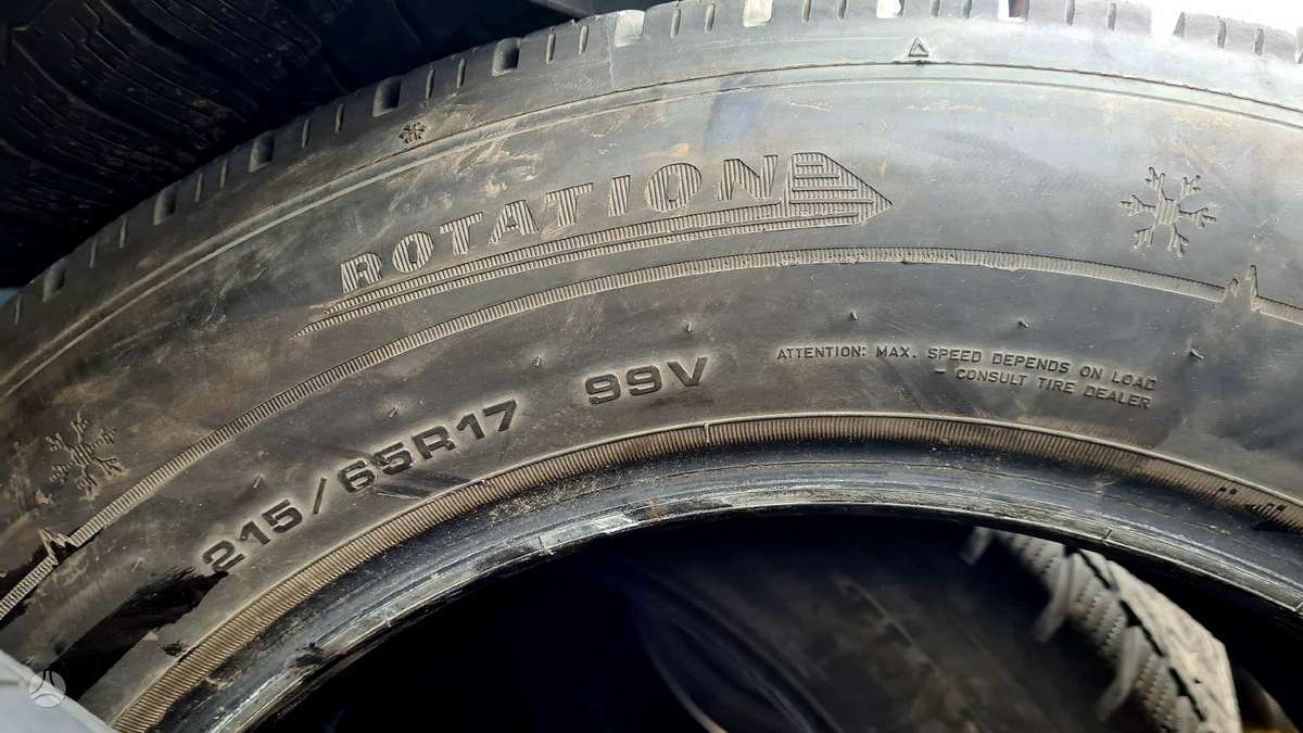 Dunlop, žieminės 215/65 R17
