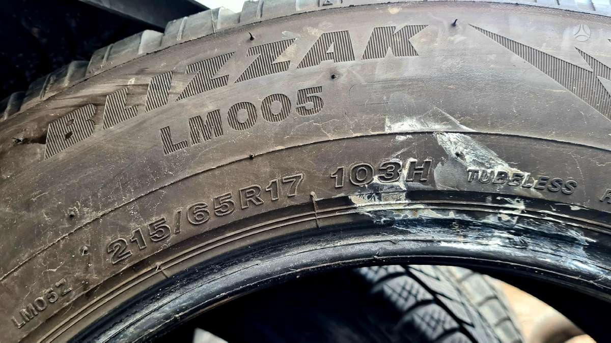 Bridgestone, зимние 215/65 R17