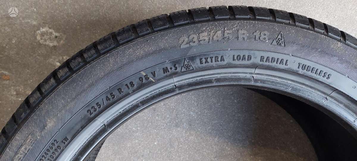 Continental, winter 235/45 R18