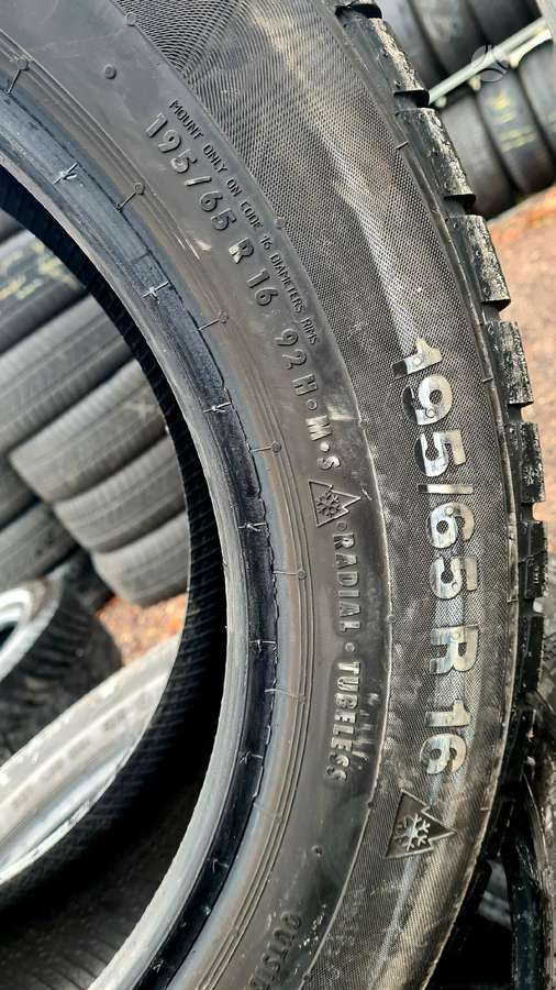 Continental, зимние 195/65 R16