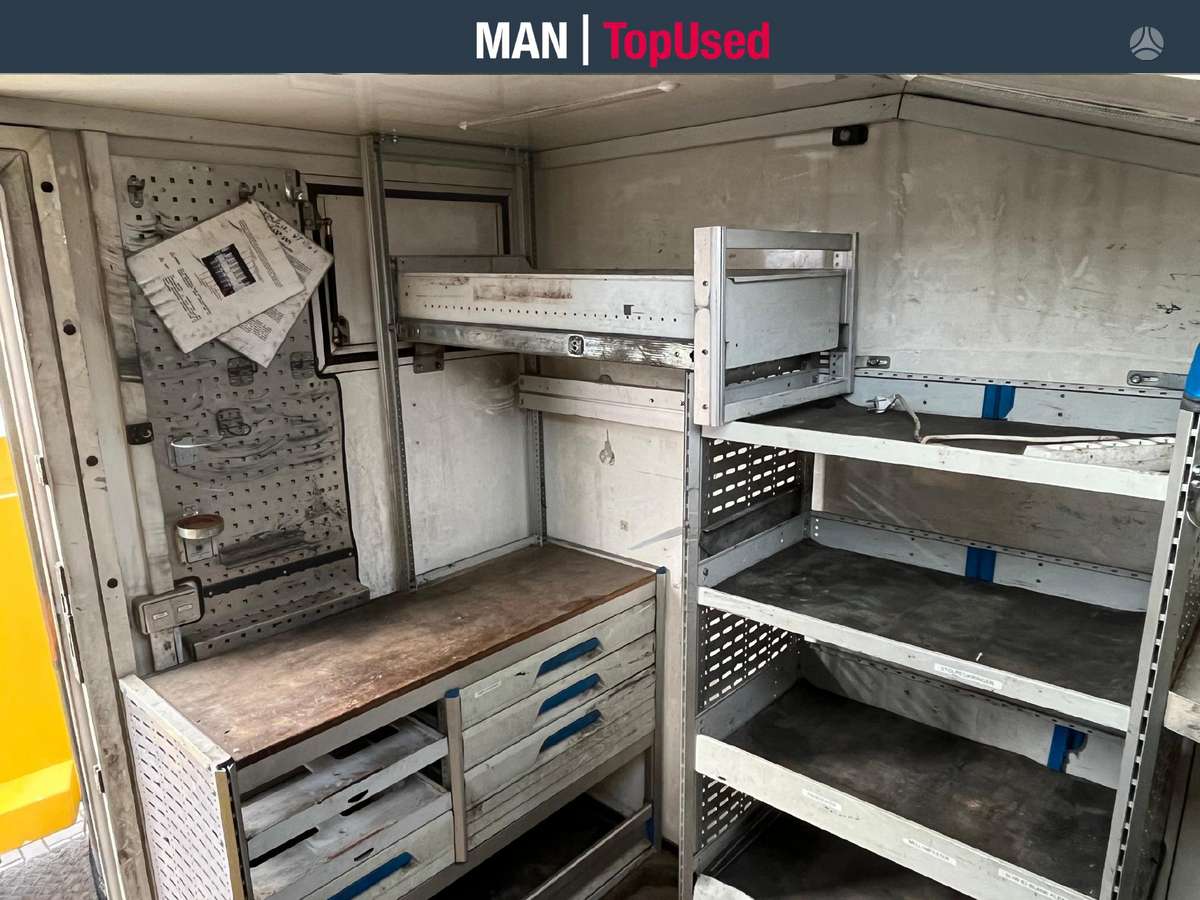 MAN 8.220 4X2 bokštelis(9291), su kranu