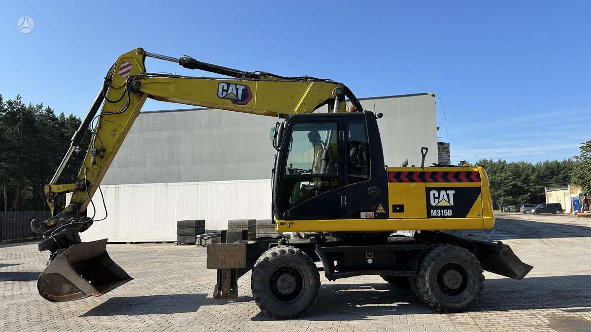 Caterpillar M315D, ekskavatoriai