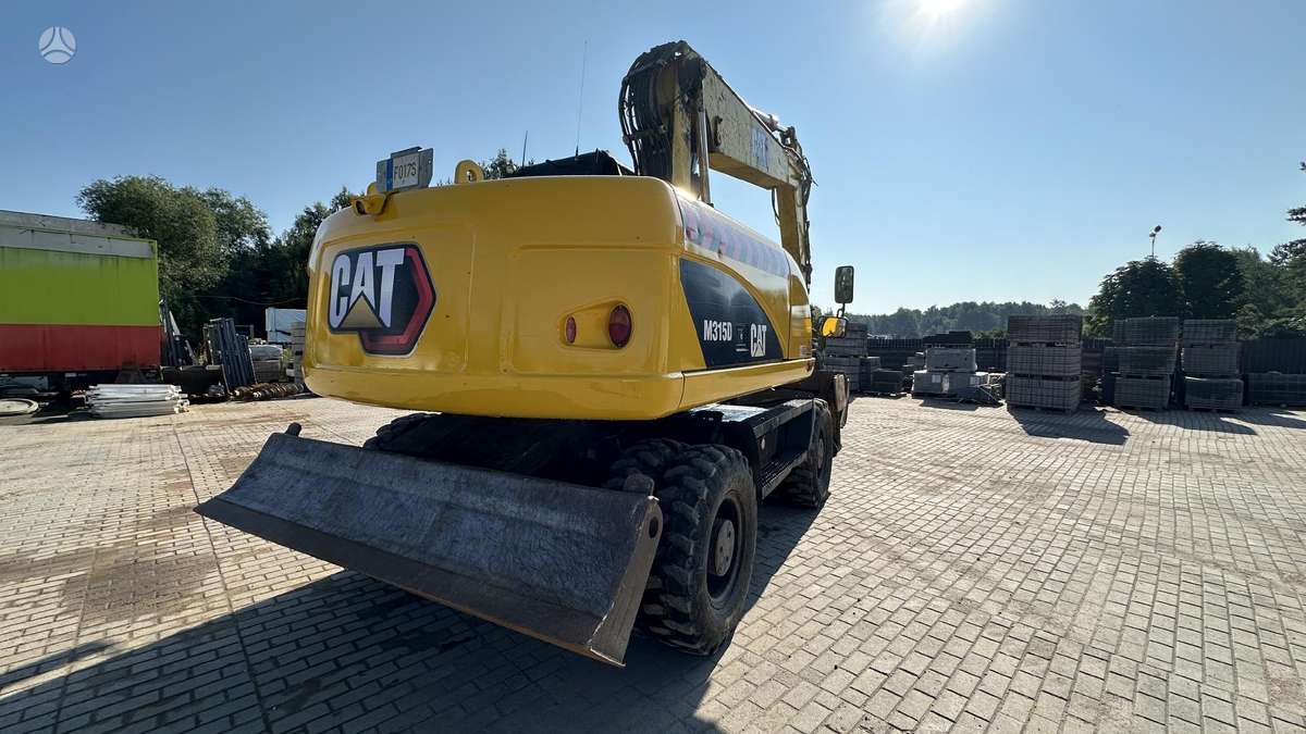 Caterpillar M315D, ekskavatoriai