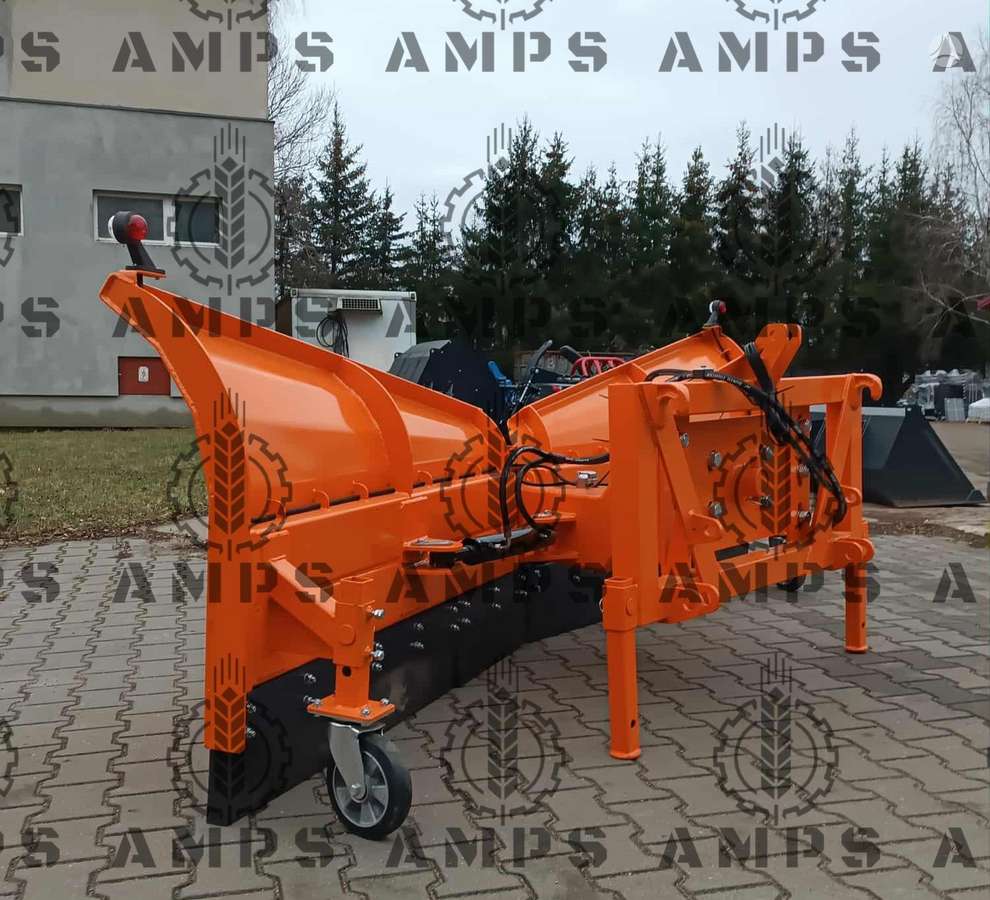 -Kita- Strėlinis sniego plūgas, plūgai