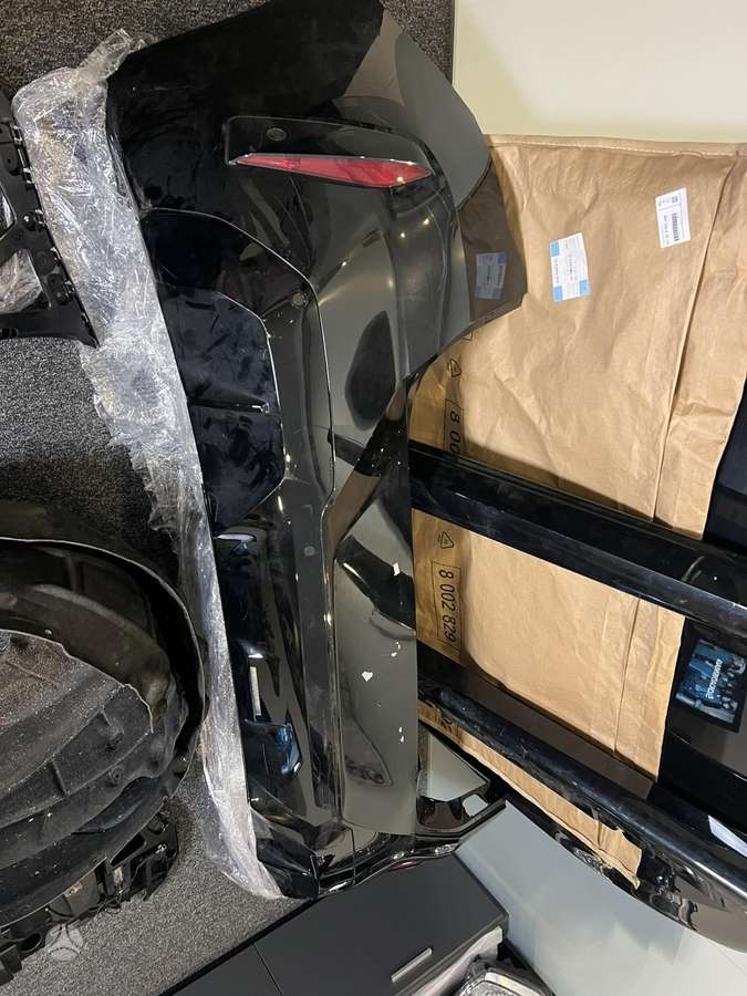 BMW X3 bamperi, gaismas