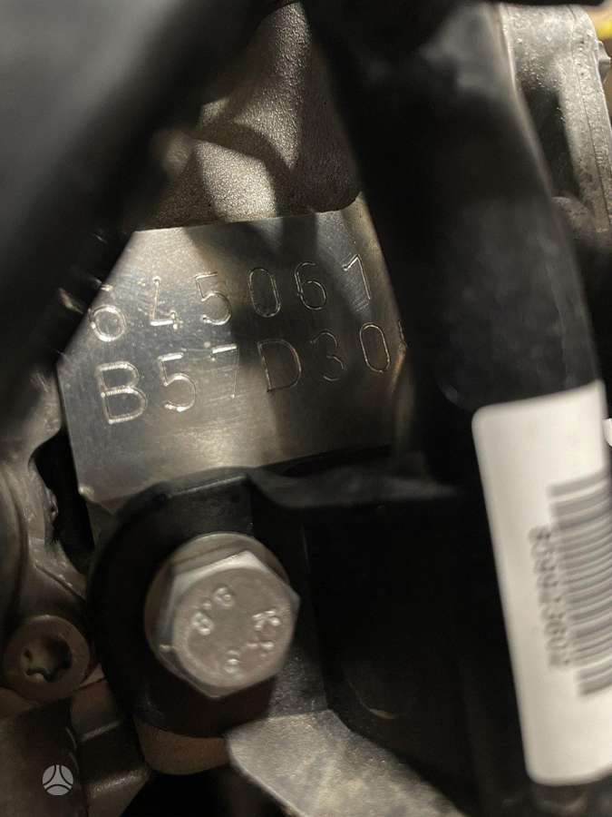 BMW X5, B57D30B, engine