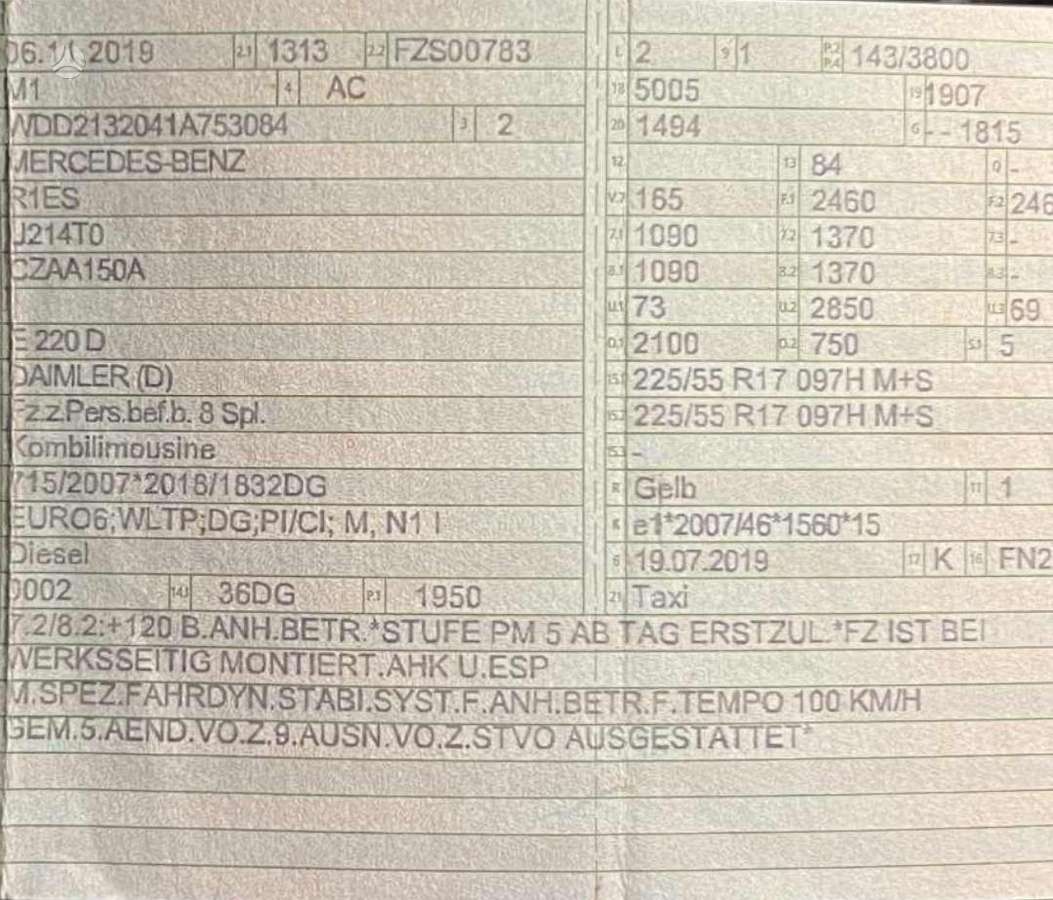 Mercedes-Benz E220, 2.0 l., Универсал