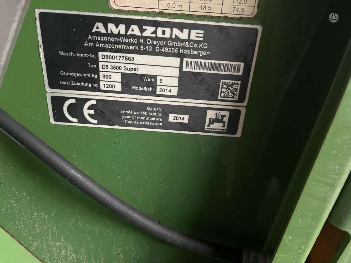 Amazone D9 3500, seeders, planters