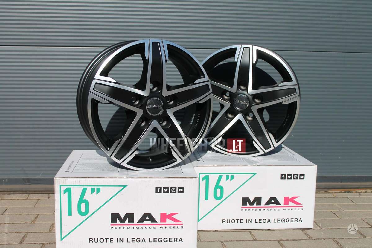 MAK Transit King5 Ice Black, light alloy, R18