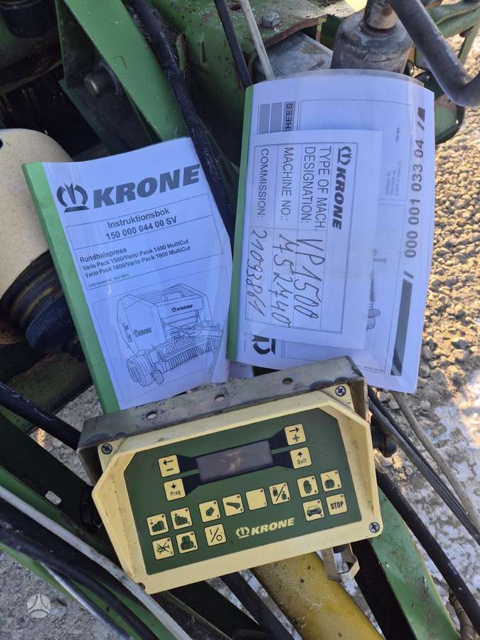Krone 1500 Vario Pack, balers