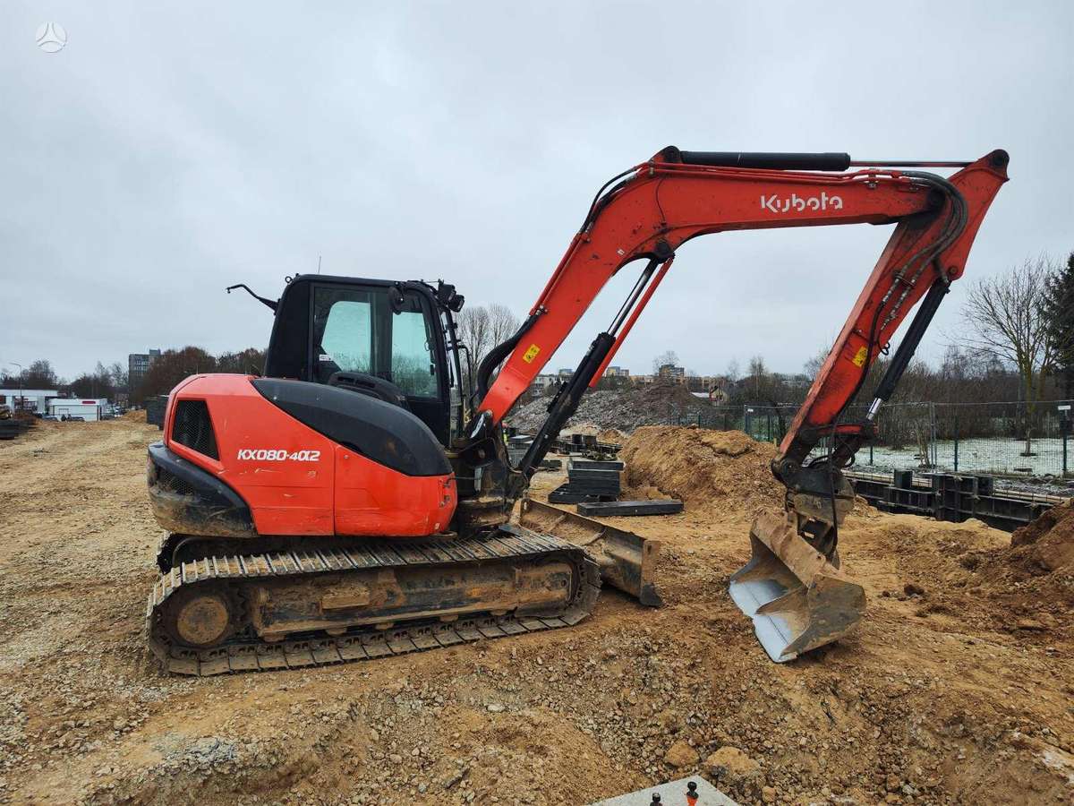 Kubota KX080-4@2, экскаваторы